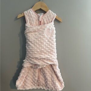 Halo Pink Textured Baby Swaddle